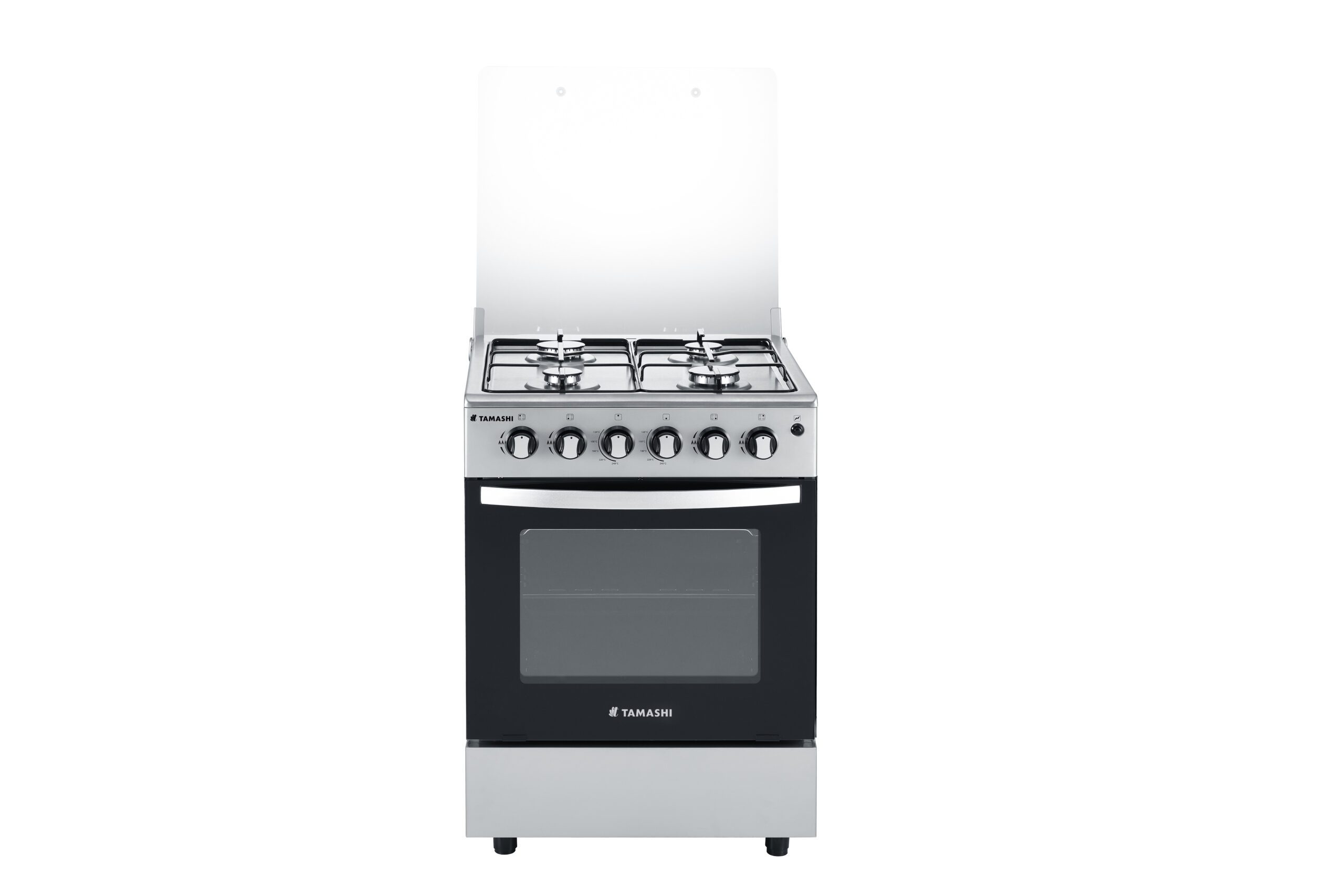 Tamashi 80x60 Gas Cooker 5 Gas Burners with Gas Oven (Black Finish) (NG8650G)