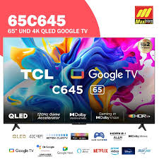 TCL 65" 65C645 QLED 4K Google TV